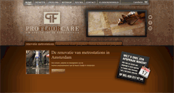 Desktop Screenshot of profloorcare.nl
